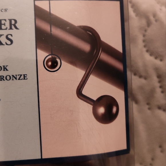 NWT! Home Classics Shower Hooks (12ct) - Picture 3 of 7